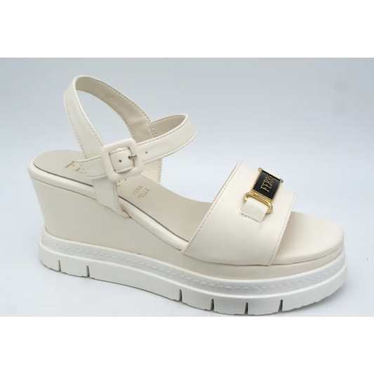 238-25369 White - HEEL SANDALS - ss25 • WOMEN SHOES