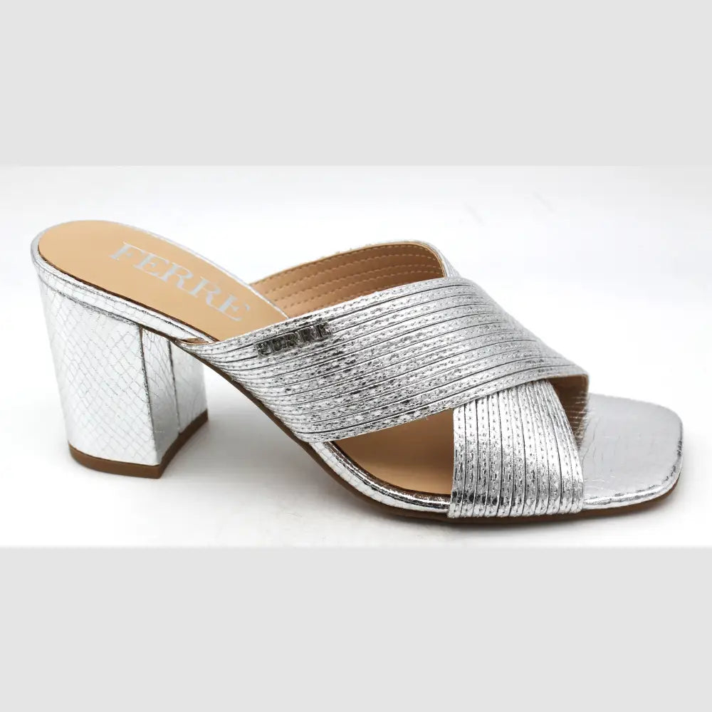 238-26065 Silver - SLIDES - SS26 • WOMEN SHOES