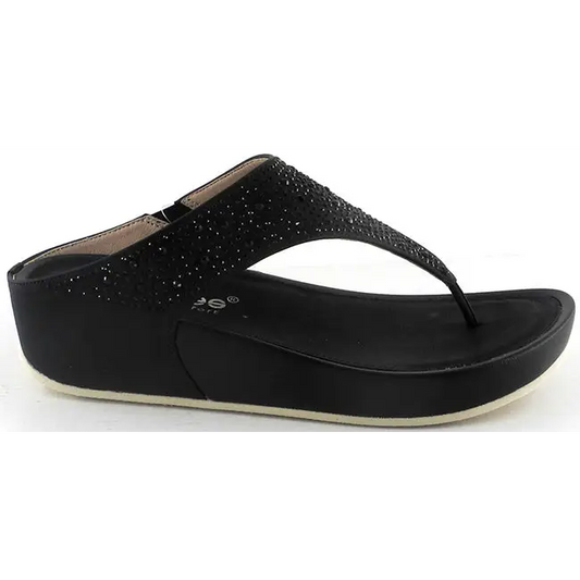 26579 Black - SLIDES - COMFORT • ss25 • WOMEN SHOES