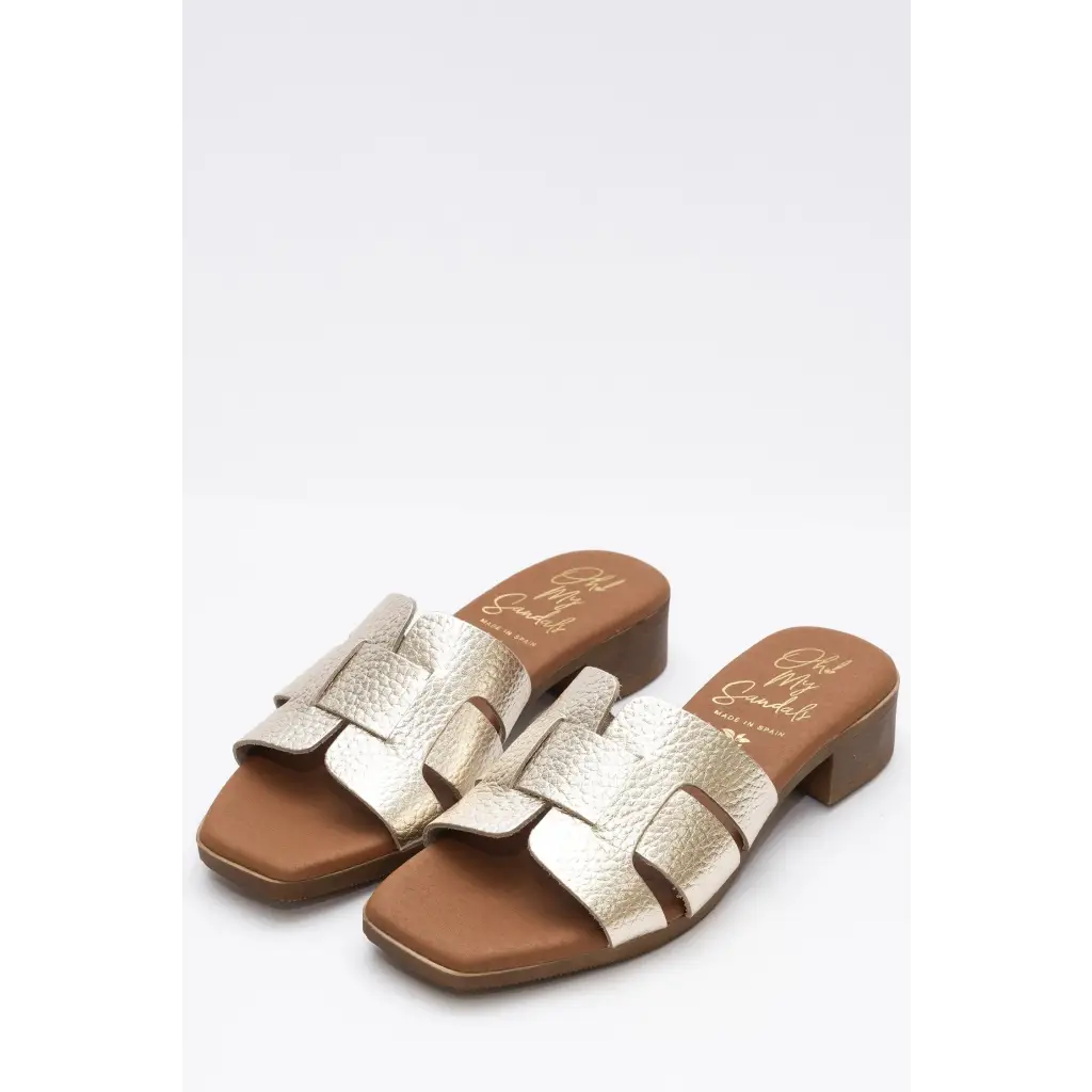 5343 Champagne - SLIDES SS24 • WOMEN SHOES