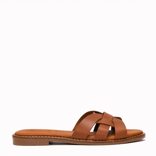 5570 Roble (camel) - SLIDES - ss25 • WOMEN SHOES