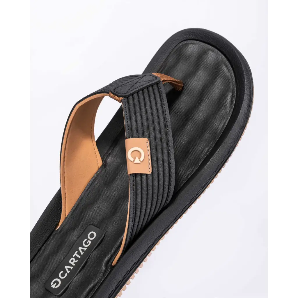 780-23155 Black - MEN BEACH SANDALS - MEN SHOES • SS23