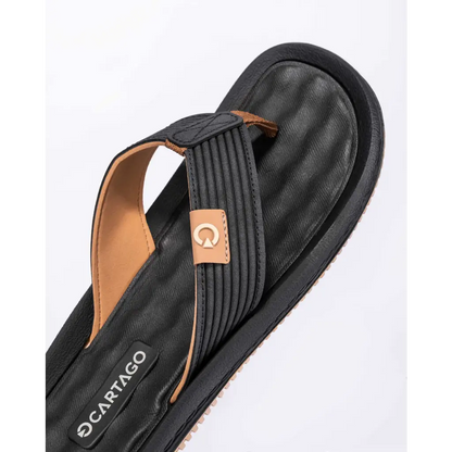 780-23155 Black - MEN BEACH SANDALS - MEN SHOES • SS23