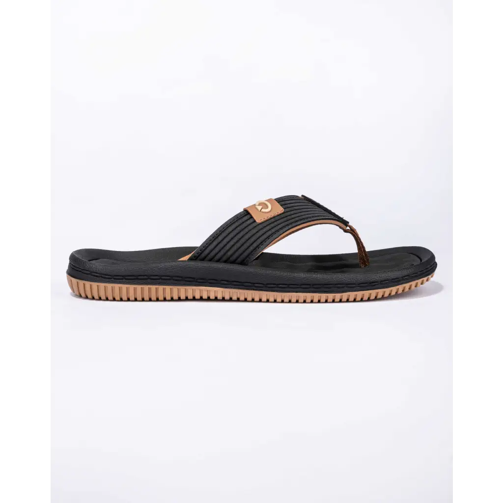 780-23155 Black - MEN BEACH SANDALS - MEN SHOES • SS23