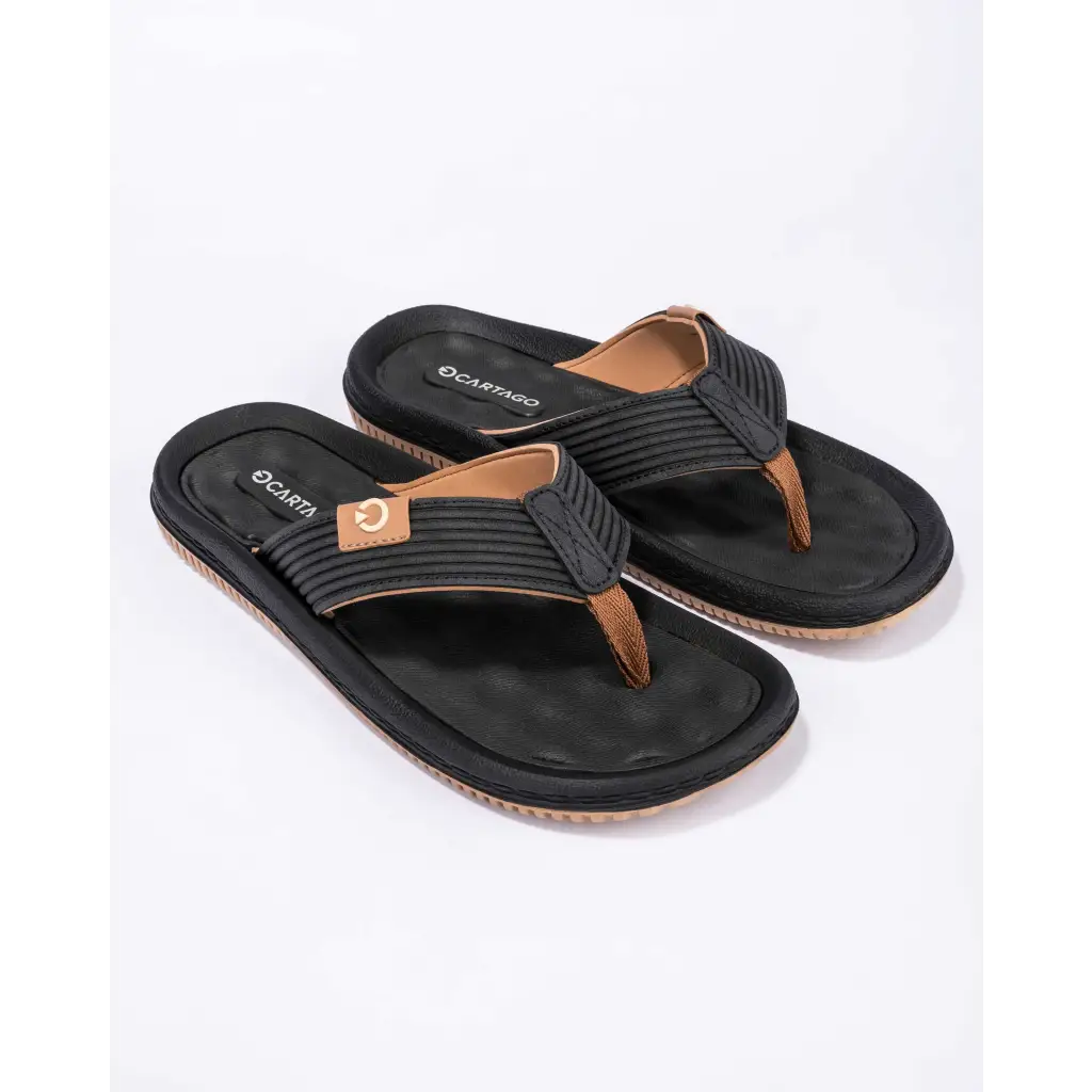 780-23155 Black - MEN BEACH SANDALS - MEN SHOES • SS23