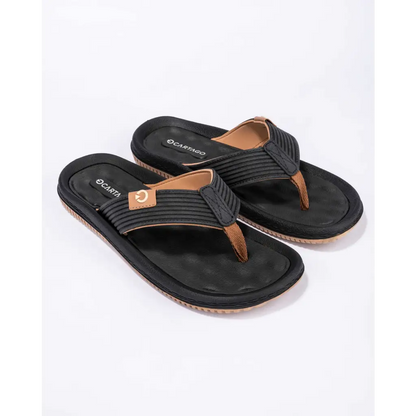 780-23155 Black - MEN BEACH SANDALS - MEN SHOES • SS23