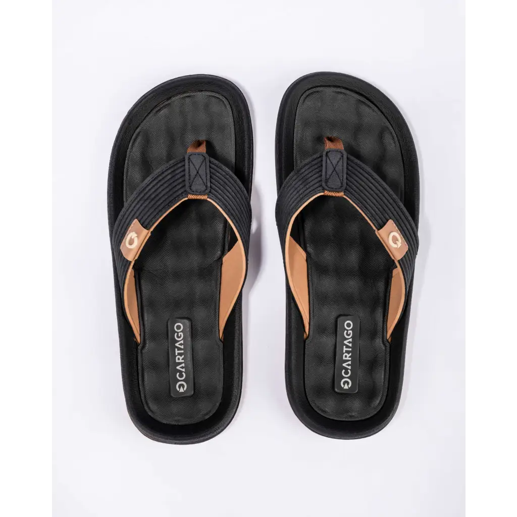 780-23155 Black - MEN BEACH SANDALS - MEN SHOES • SS23