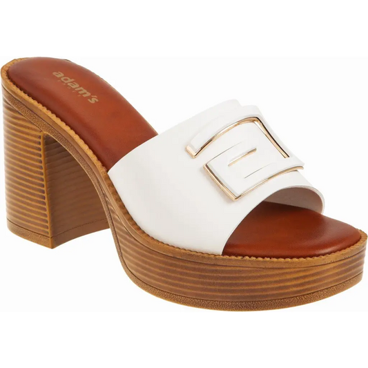 829 - 24018 White - SLIDES - SS24 • WOMEN SHOES