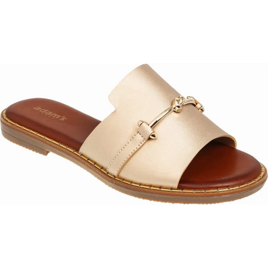 829-25002 Gold - SLIDES - ss25 • WOMEN SHOES