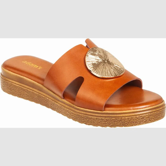 829-26019 Camel - SLIDES - SS26 • WOMEN SHOES