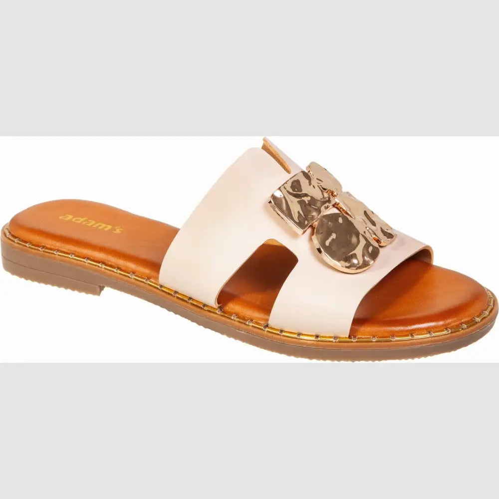 829-26026 Beige - SLIDES - SS26 • WOMEN SHOES