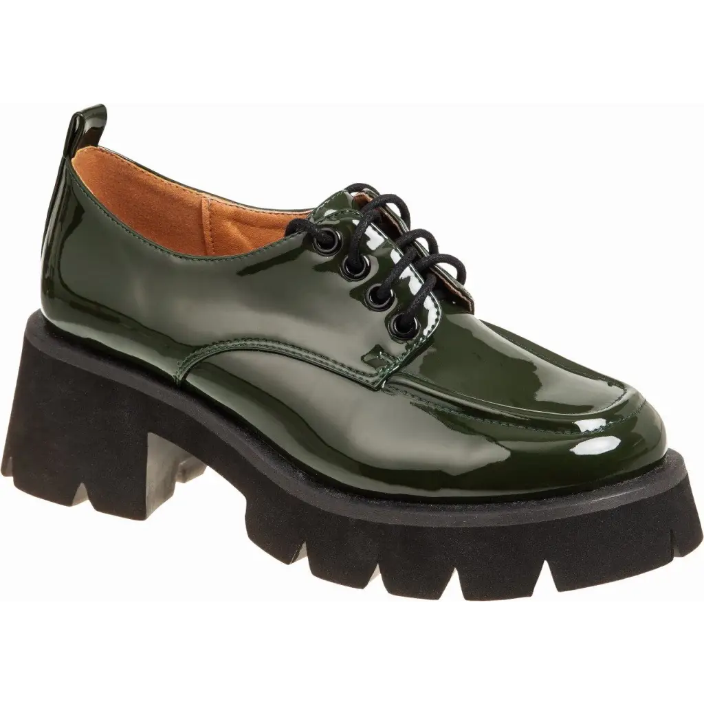 848-23529 Green - LOAFERS - AW23/24 • WOMEN SHOES