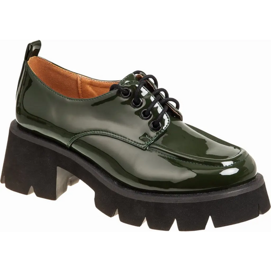 848-23529 Green - LOAFERS - AW23/24 • WOMEN SHOES
