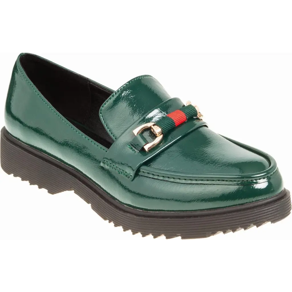 848-24548 Green - LOAFERS - AW24/25 • WOMEN SHOES