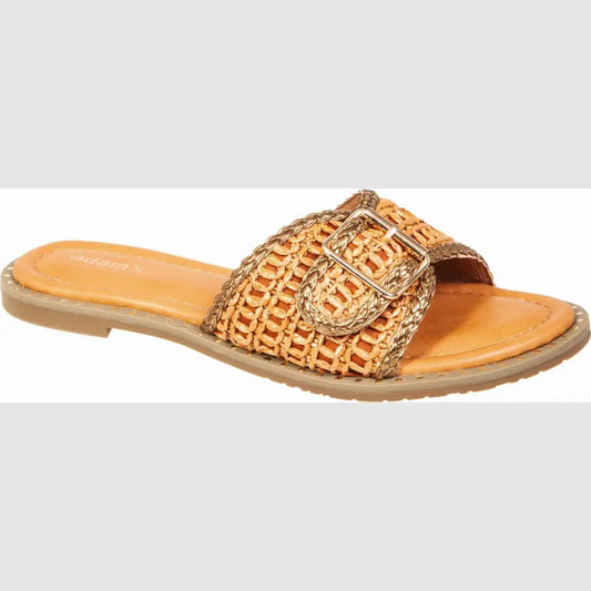 848-26025 Camel - SLIDES - SS26 • WOMEN SHOES