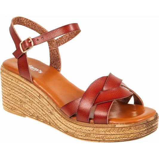 900 - 24002 Brown - WEDGES SS24 • WOMEN SHOES