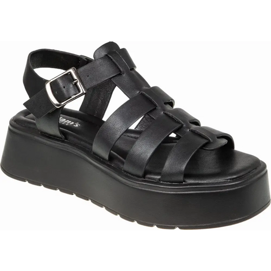 910-25017 Black - SANDALS - ss25 • WOMEN SHOES