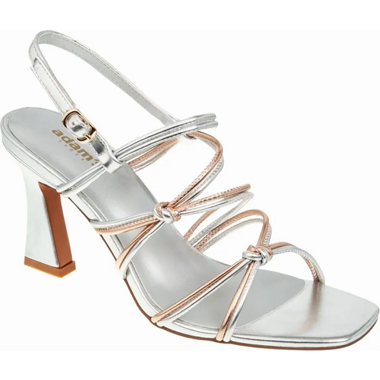 927-25012 Silver - HEEL SANDALS - ss25 • WOMEN SHOES