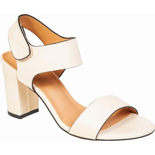 927-26008 Ecru - HEEL SANDALS - SS26 • WOMEN SHOES