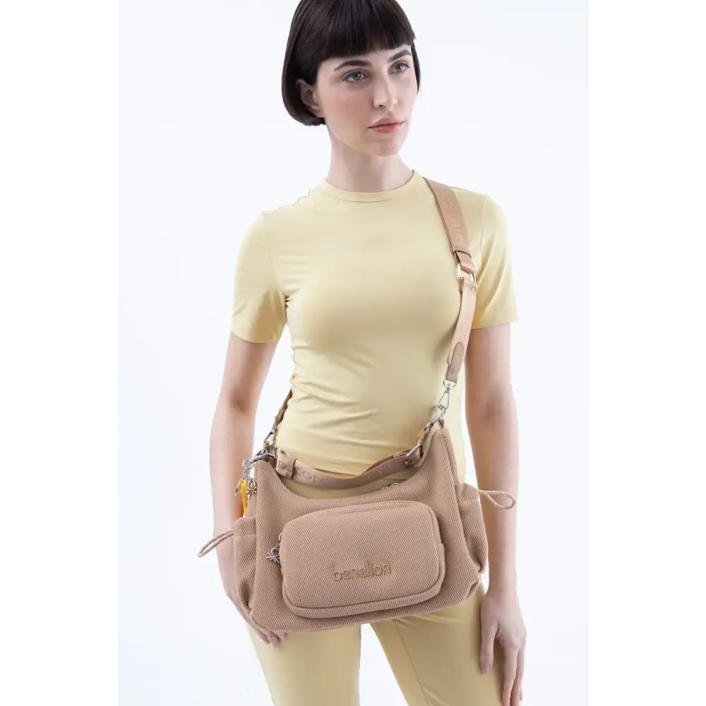Bnt_1564 Tan - SHOULDER BAGS - AW25/26 • WOMEN BAGS
