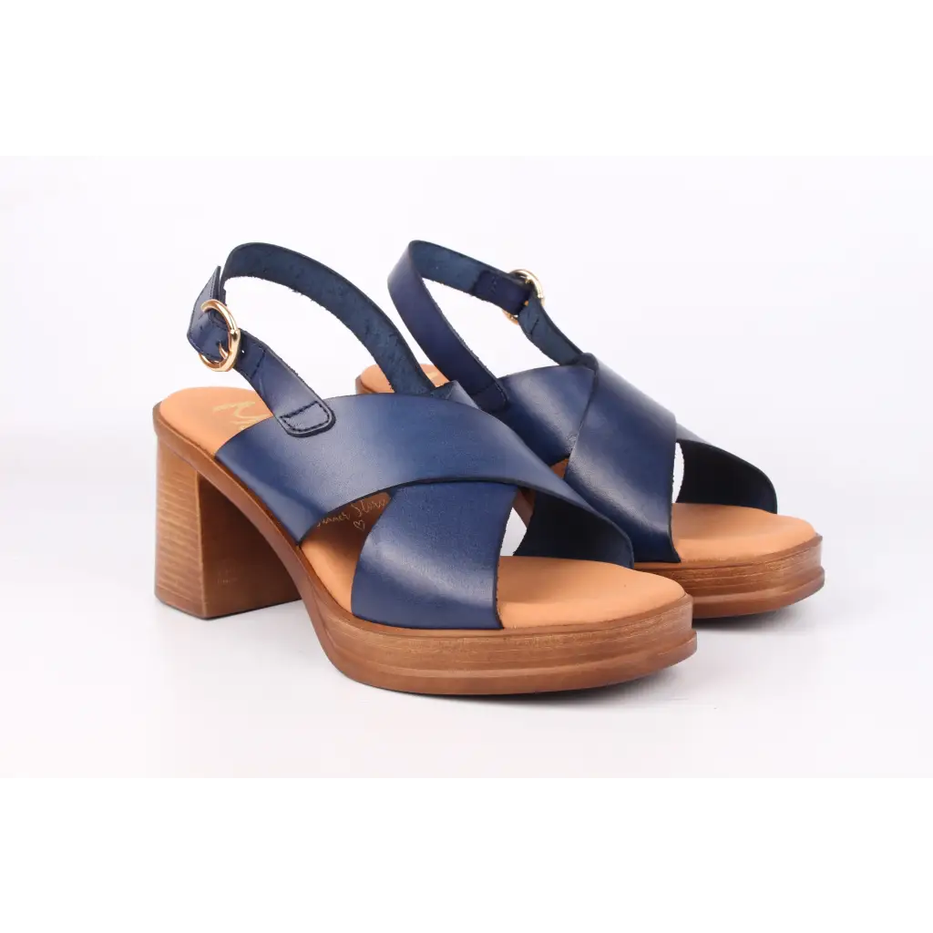 Etelvina Blue - HEEL SANDALS - SS23 • WOMEN SHOES