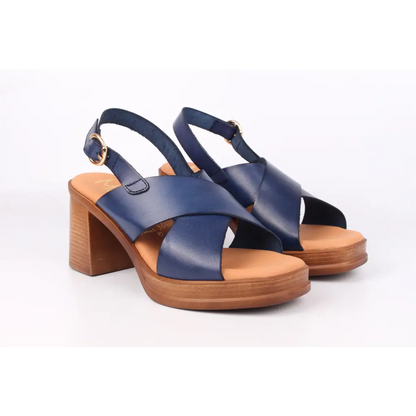 Etelvina Blue - HEEL SANDALS - SS23 • WOMEN SHOES