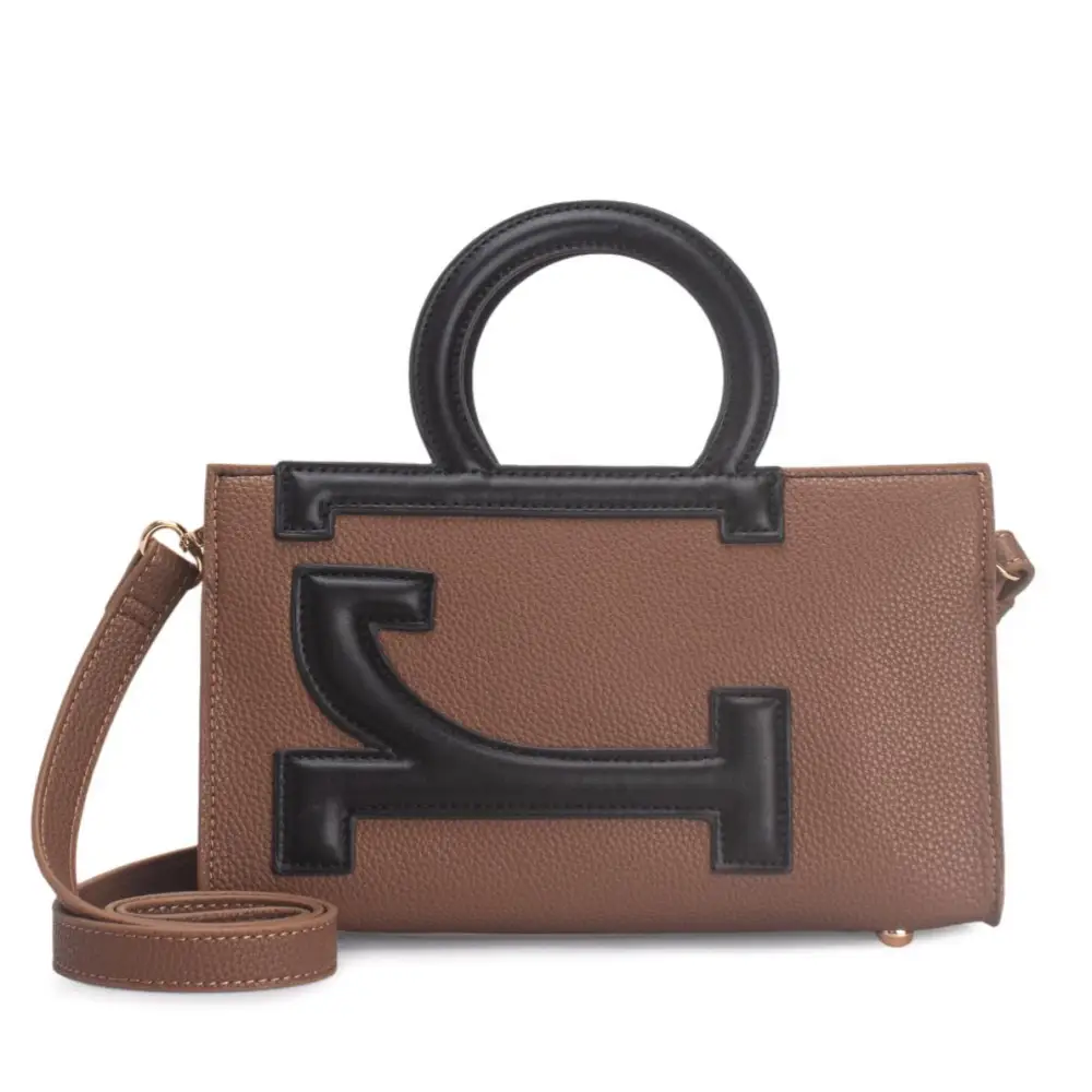 L010-1 Brown/black - SHOULDER BAGS - AW25/26 • WOMEN BAGS