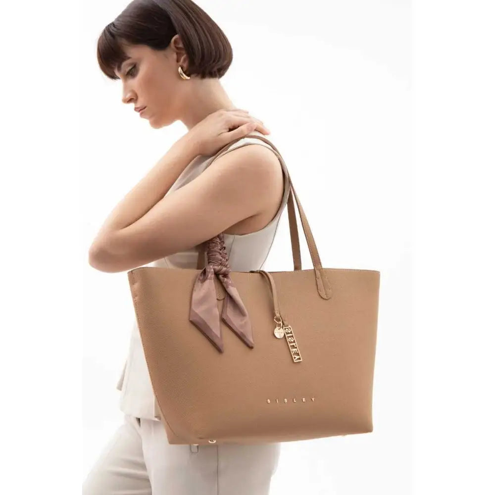 Sly-188 Camel - SHOULDER BAGS - SS26 • WOMEN BAGS