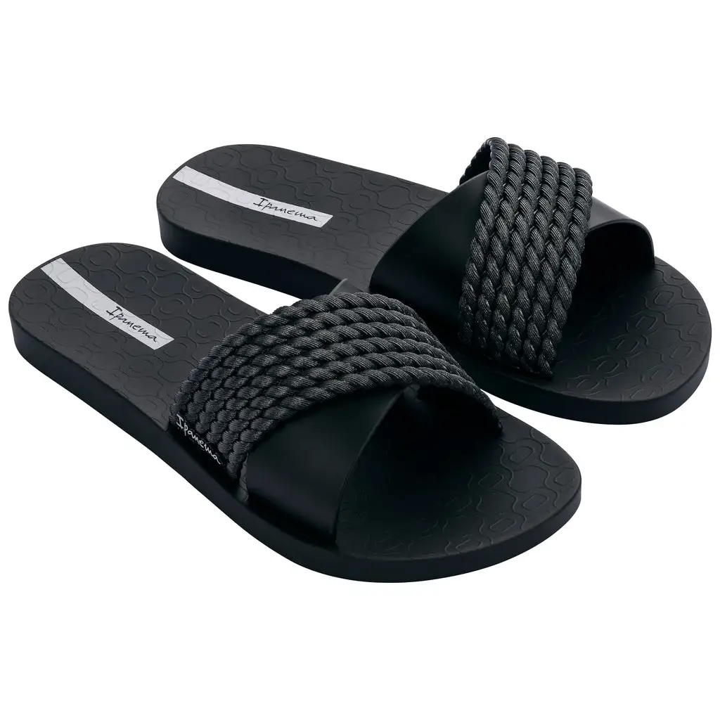 780-23341 Black - BEACH SANDALS - SS23 • WOMEN SHOES