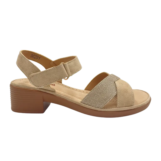 96291 BEIGE - SANDALS