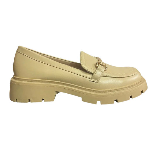 B-931 BEIGE - MOCASSINS