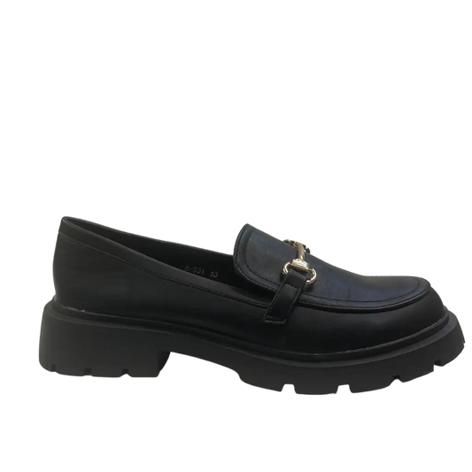 B-931 Black - MOCASSINS