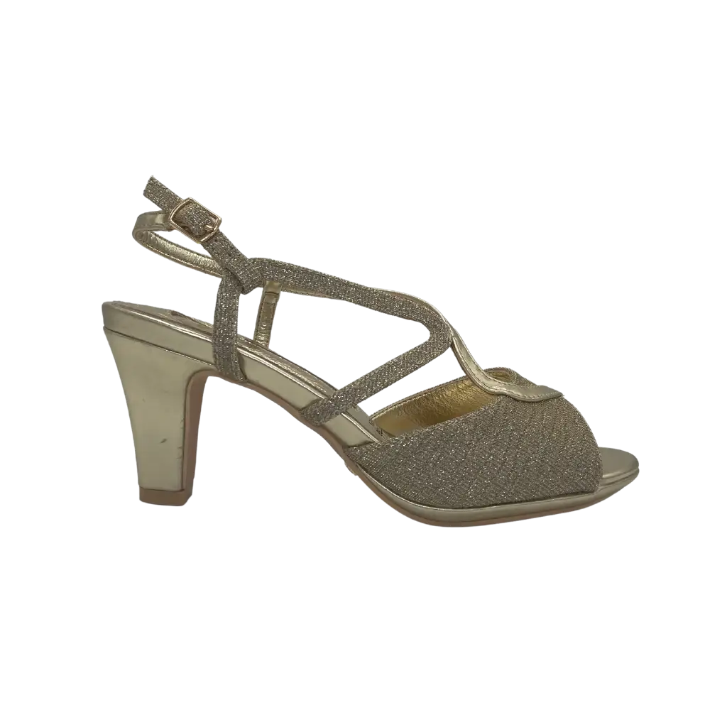 D58 GOLD - HEEL SANDALS