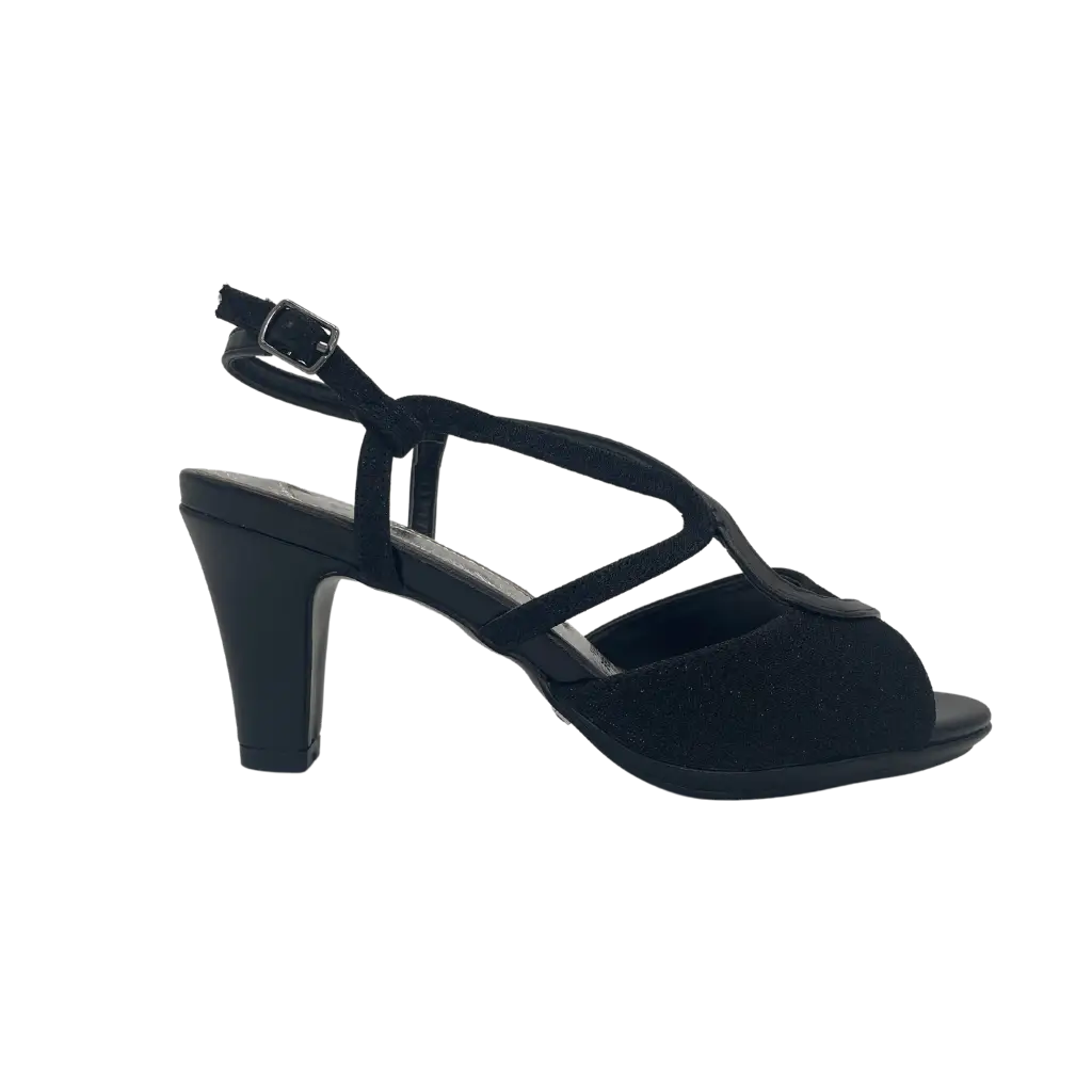 D58 NERO - HEEL SANDALS