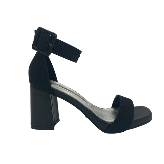 FB76 NERO - HEEL SANDALS