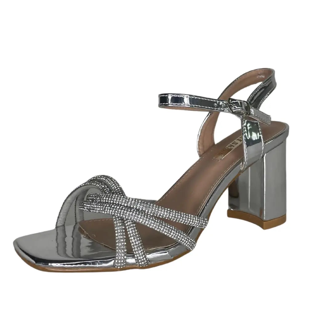 NAP-1137 SILVER - HEEL SANDALS