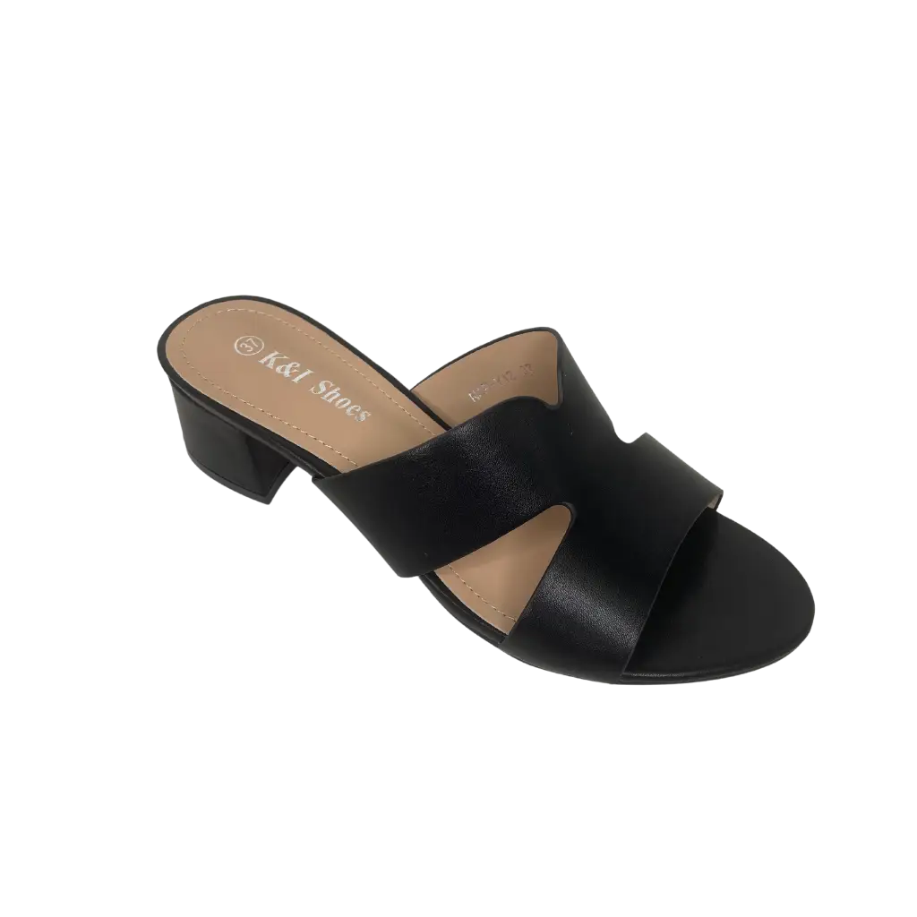 NAP-Y12 BLACK - HEEL SANDALS