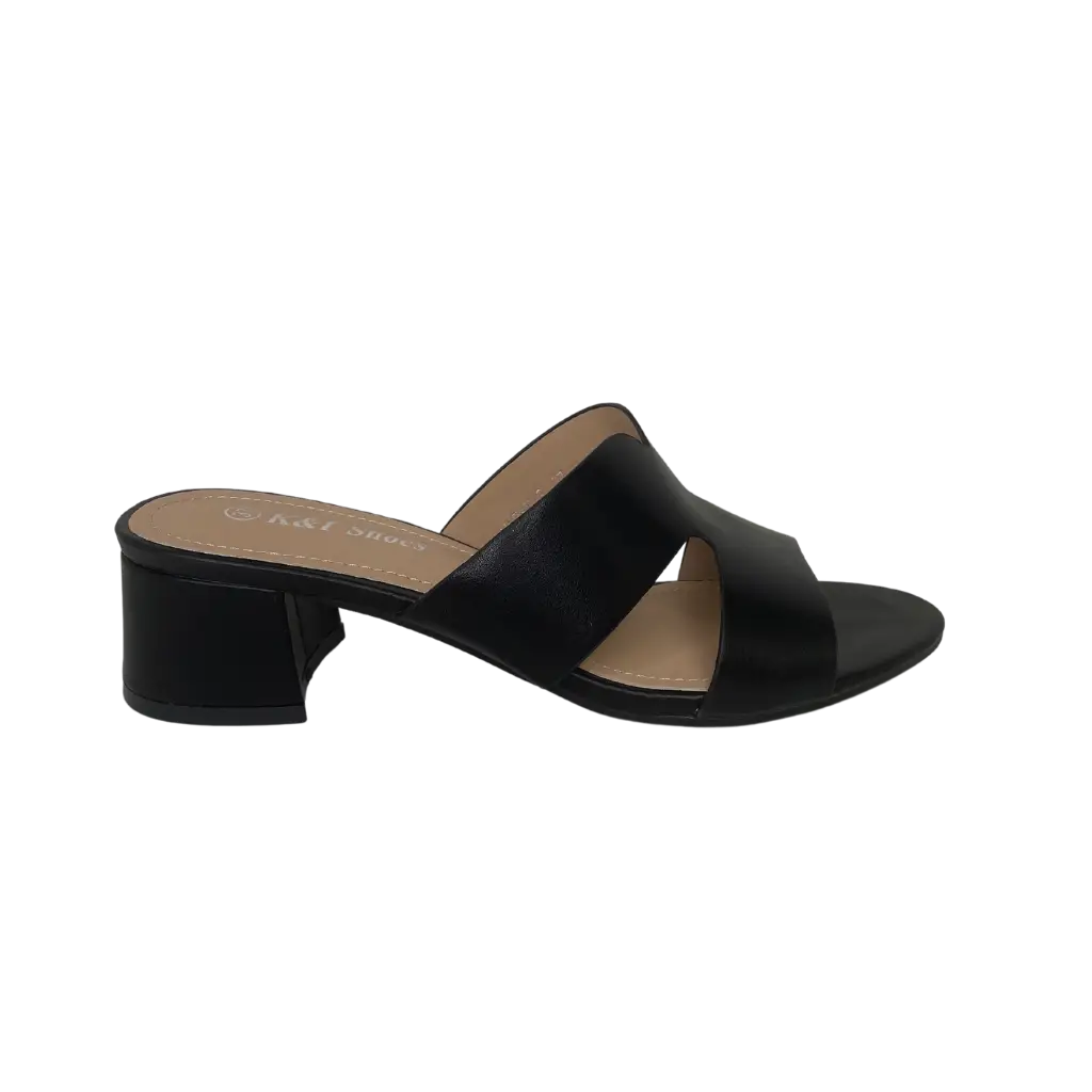 NAP-Y12 BLACK - HEEL SANDALS