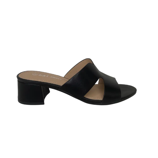 NAP-Y12 BLACK - HEEL SANDALS